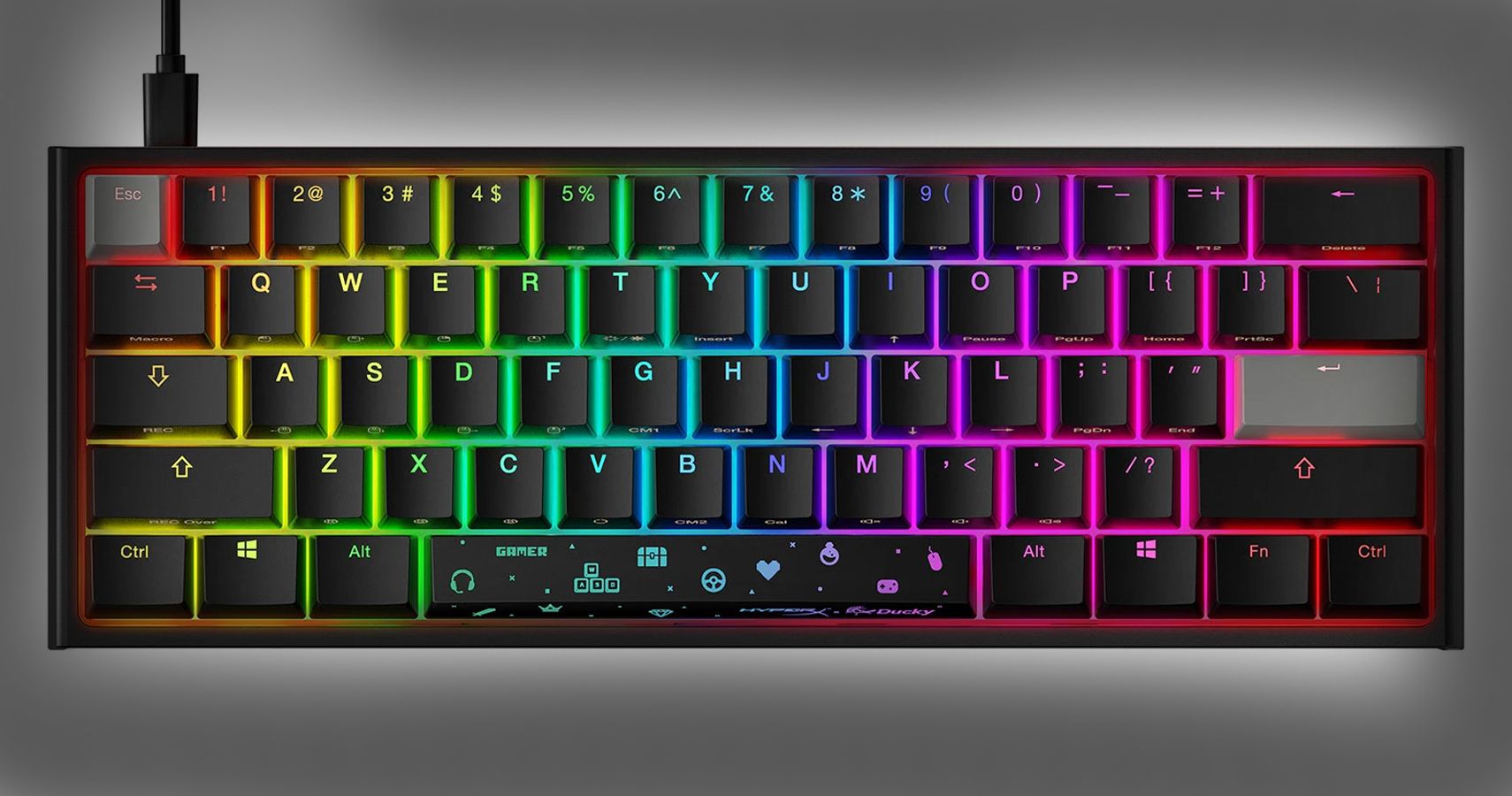 Ducky x HyperX Limited Edition Keyboard, Red Switches