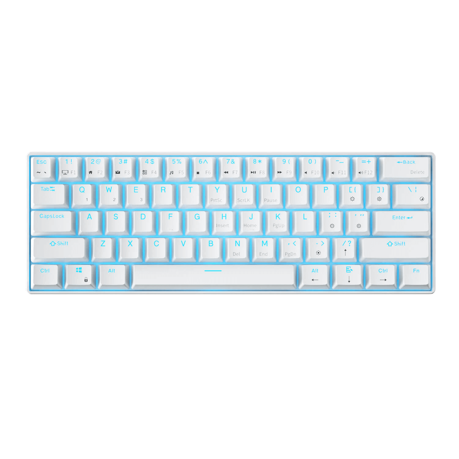 RK61 Mechanical Keyboard — White